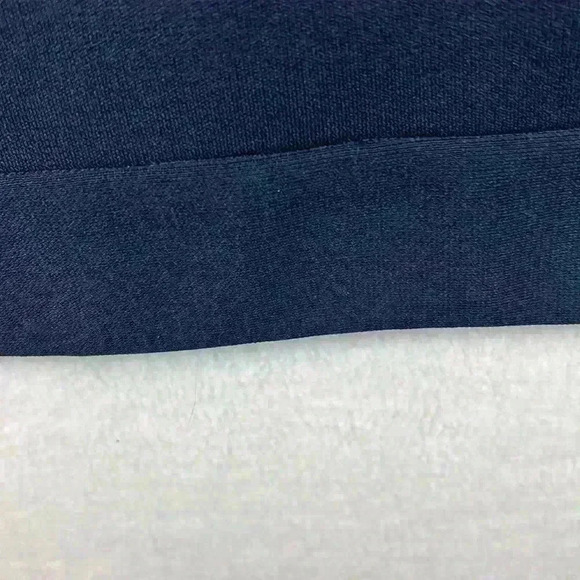 Anne Klein II Jacket Navy Women’s Size Medium Full Zip Collarless Rayon Blend - Picture 7 of 9